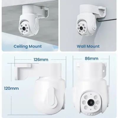 Zhou Shi HD PTZ iç ve dış mekan kamera ev monitör seti izleme sınır ötesi özel üretici toptan