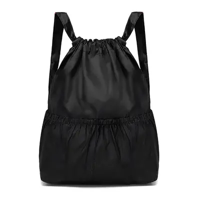 Ultra-Light Floral Drawstring Backpack for Women, Foldable Shopping Bag - 8