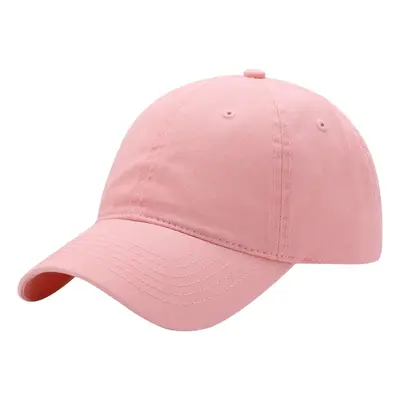 Combed Cotton Baseball Cap Solid Color Water Washed Hat Simple Trendy Duck Bill Cap Outdoor Popular Versatile Soft Top Sun Visor Hat - 13
