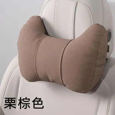 Car Headrest and Lumbar Support Pillow, S-Type, Adjustable - 9