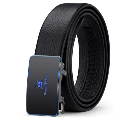 Boston Paul men's belt, genuine leather, automatic buckle - 10