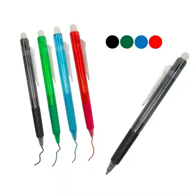 Radierbare Gelstifte 12er Set, einziehbar, 0,7 mm Spitze - 11