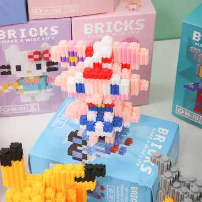 Children's Micro Building Blocks, Educational Assembly Toy - 3