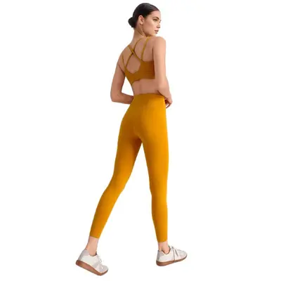 Kadın Yüksek Bel Dikişsiz Yoga Taytı, Kaldırıcı Etki - 6
