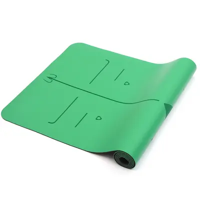 PU Natural Rubber Yoga Mat, Double-Sided Non-Slip, Thick and Wide - 11