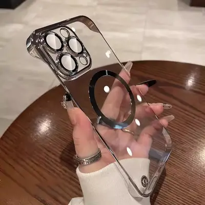 iPhone 17 MagSafe magnetic glass lens protector, frameless design