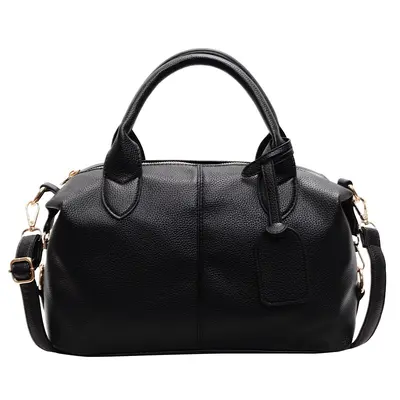 Large Capacity Textured Women's Shoulder Bag, Daily Handbag - 6