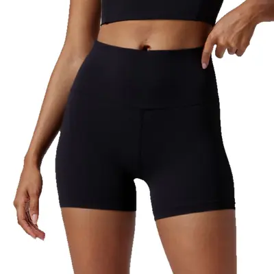 Kadın hızlı kuruyan yoga tenis şortu, elastik, nefes alabilen, üç çeyrek - 6