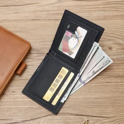 Men's Short Clutch Wallet, Birthday Gift for Him - 4