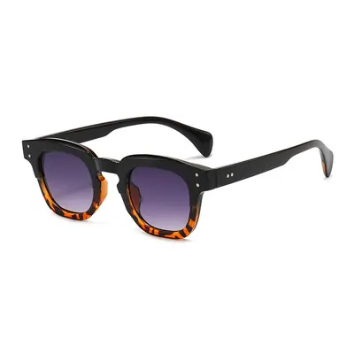 Retro Studded Women's Sunglasses with UV Protection - 10
