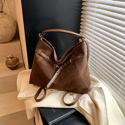 Vintage Matte Women's Handbag, Large Capacity, Casual Tote and Backpack - 9