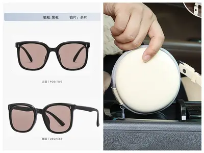 Foldable Women's Polarized Sunglasses with UV Protection - 8
