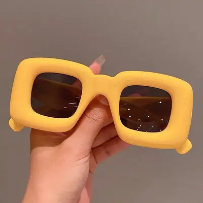 Kinder-Sonnenbrille mit eckigem Rahmen, verspieltes Design - 7