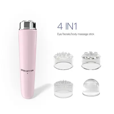 Factory Direct Sales Beauty Equipment Senpu First Generation 4-Head Mini Massage Pen Electric Massage Device Eye Massage - 8