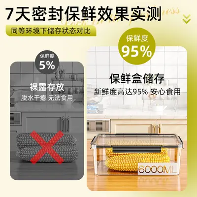 Food-Grade Thick Airtight Refrigerator Storage Container