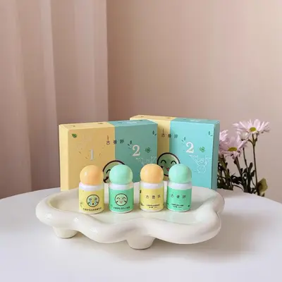 工厂批发古曼婷多效黑头小绿膜套装深层清洁鼻贴鼻头贴现货代发
