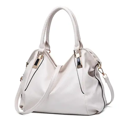 Große Damenhandtasche aus Weichleder, schlicht und elegant - 12