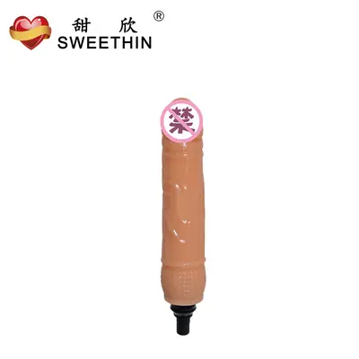 Tianxin Mini Masaj Tabancası Başlığı M89 Gerçekçi Yapay Penis Şekilli Aksesuar