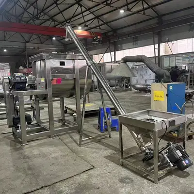 Çamaşır tozu endüstriyel tuz yatay mikser sıcak bebek şerit mikseri alçı tozu yağ çözücü toz yatay mikser