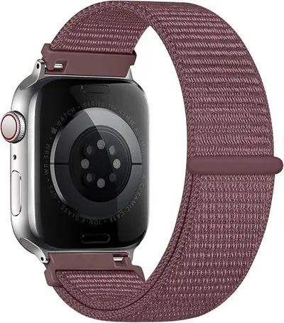 Нейлоновый ремешок-петля для Apple s11, Apple iWatch 45 6 7 8 9 10 Ultra 2 Липучка Ремешок для часов Спортивный - 9