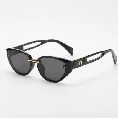 Women's Retro Cat-Eye Sunglasses with UV Protection - 9