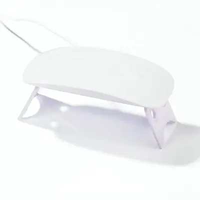 Mini tırnak lambası ev diy oje tutkal tırnak pişirme lambası USB arayüzü katlanır fare fototerapi lambası el UV lambası - 7