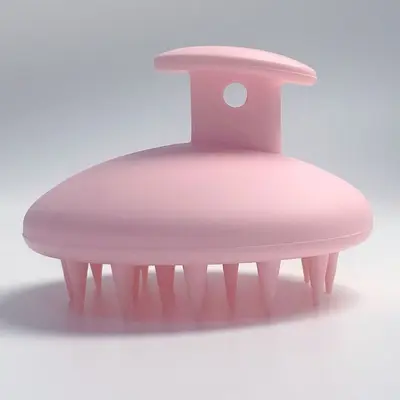Silicone Scalp Massage Brush Head Cleaner Shampoo Comb Soft Baby Silicone Shampoo Brush Portable Hair Washing Tool - 8