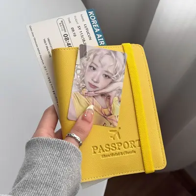 防盗刷RFID旅行外出护照夹保护套封面卡位证件收纳护照包钱包一体