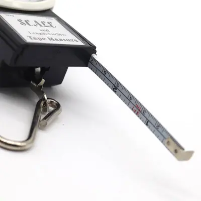 Taşınabilir el kanca ölçeği yaylı işaretçi 22/35 kg ev mekanik mezura asılı ölçek hediye küçük asılı ölçek bagaj ölçeği