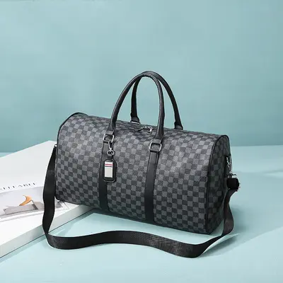 PU leather travel bag, large capacity - 7