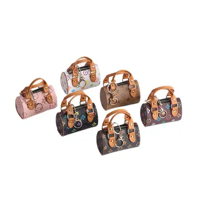 Mini Crossbody Bag Shoulder Strap Pendant Wrist Pillow Bag Earphone Case Document Pouch Cute Coin Purse Hanging Ornament Versatile
