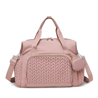 Großvolumiger Rucksack mit Kinderwagenbefestigung, multifunktionale Wickeltasche, stilvolle Mama-Tasche für Mutter und Baby, grenzüberschreitende Wickelrucksack - 7