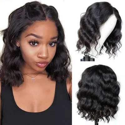 Cross-border Hot-Selling Europe & America Women's Daily Short Curly Wig, Heat-Resistant High-Temperature Silk Synthetic Wig, Chemical Fiber Full Head Cap