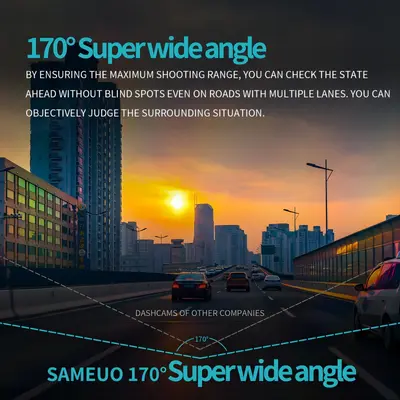 Shenyou U700 Dashcam Vorne Hinten Dual 360° WiFi HD