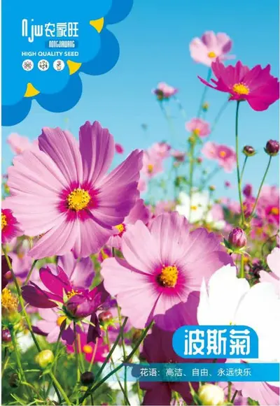 Mixed Flower Seed Set, 9 Varieties Including Cosmos, Sunflower and Lotus - 10