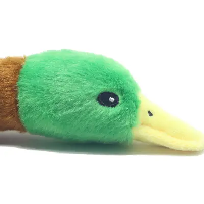 Plush Squeaky Duck Dog Toy, 28 cm, Realistic Design
