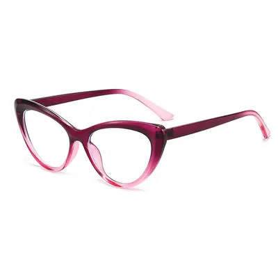 Triangle Cat-Eye Glasses Frame, Ultra-Lightweight, Prescription Lenses Available - 2