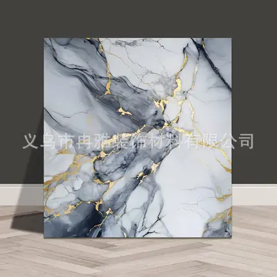Imitation Marble 3D Wall Sticker Oil-Proof Waterproof Self-Adhesive - 12
