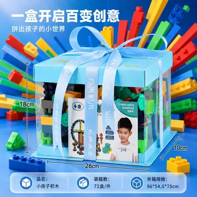 Large Particle Building Blocks for Children, Educational Puzzle Set - 9