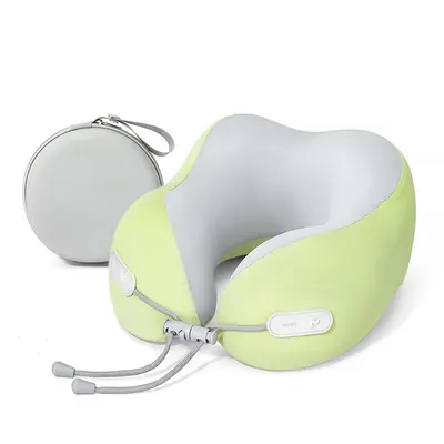 Ice silk U-shaped travel pillow with foldable neck support - 8
