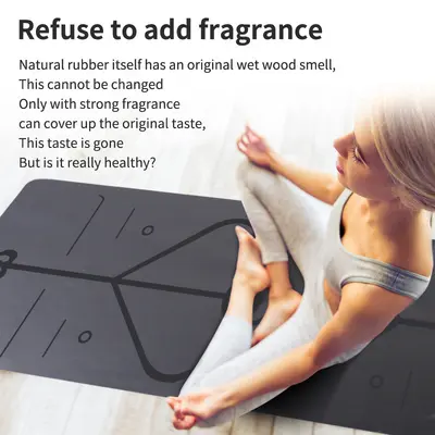 PU and Rubber Yoga Mat Wide Thick Non-Slip - 5