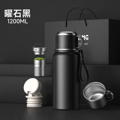 316 Stainless Steel Large Capacity Insulated Water Bottle, Portable Tea Infuser - 7