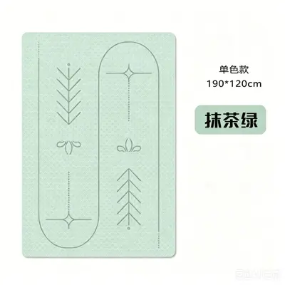 TPE Double Yoga Mat, Wide Non-Slip Thick Mat for Couples and Families - 11