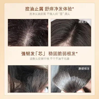 生姜洗发水厂家批发正品生姜洗发露护发控油改善毛躁生姜洗头膏