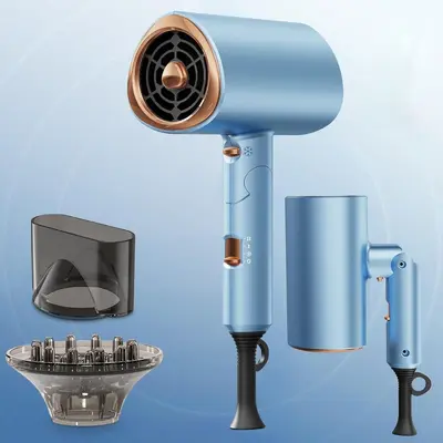 Foldable Hair Dryer, 110V, European, US and UK Standard