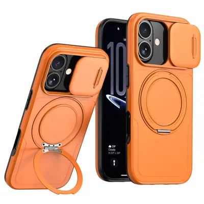 iPhone 16 Pro magnetische Drehständer-Hülle, stoßfest - 9