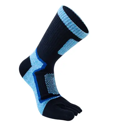 Herren Baumwoll-Fünfzehensocken, schweißabsorbierend, geruchsneutral, große Größen - 9