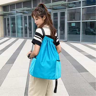 Drawstring Backpack, Large Capacity, for Sports and Travel - 4