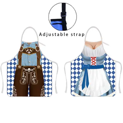 3D Print Adjustable Oktoberfest Apron, Personalized Party Apron - 8