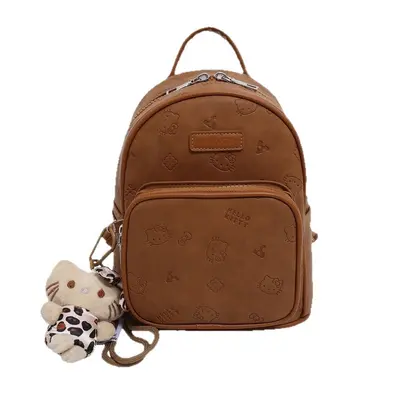 Vintage Print Women's Backpack, Large Capacity Student Bag - 5